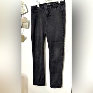 Lucky Brand Brooke Straight Black Jeans 14/32 R